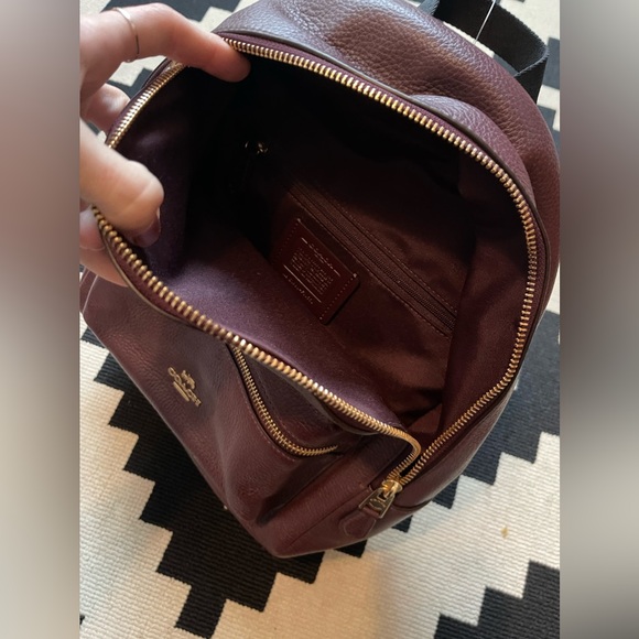 Authentic Coach Backpack- COURT in Boysenberry. NWT. - Picture 2 of 7